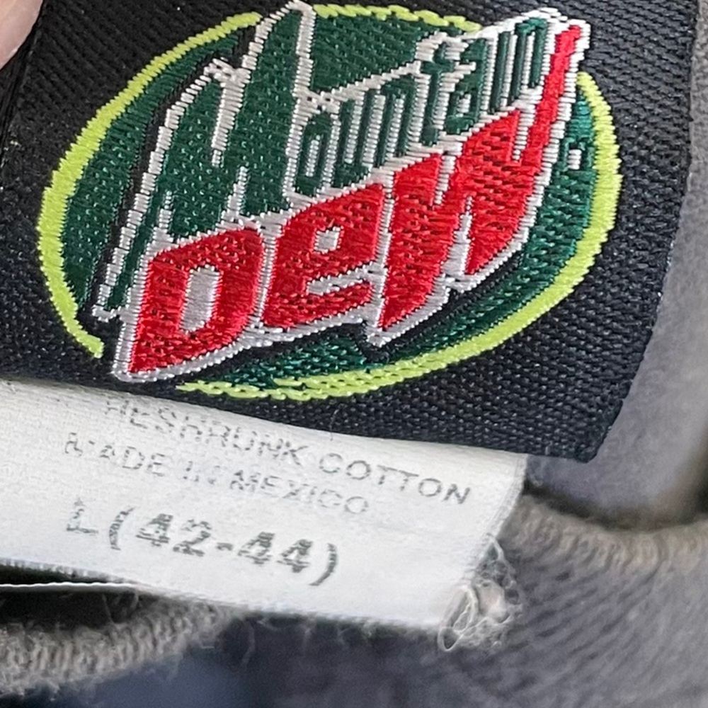 Vintage Mountain Dew It’ll Tickle Your Innards Two Sided Graphic T-Shirt Size Lg - Picture 5 of 12